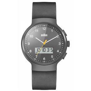 Classic IP grå rustfri urkasse quartz dual time Herre ur fra Braun, BN0159GYGYG